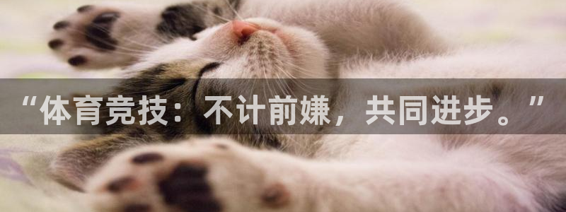 意昂平台：“体育竞技：不计前嫌，共同进步。”